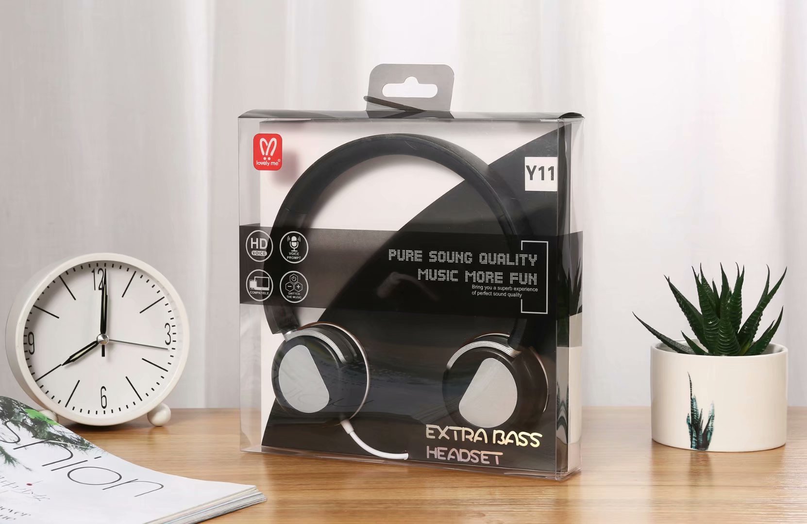 新款keeka奇卡y11头戴式重低音耳机折叠款式方便携带头戴式耳机