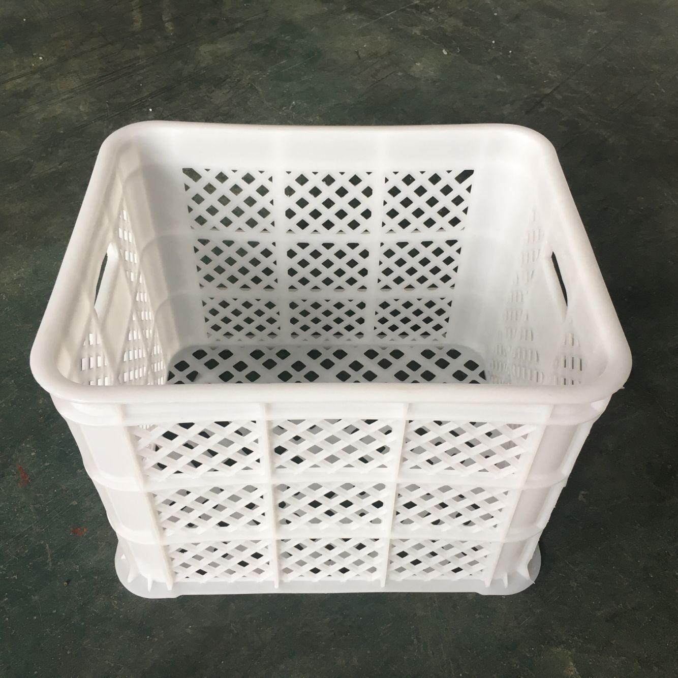 厂家直销水果蔬菜周转筐 加厚白色江苏塑料筐 密桔运输筐