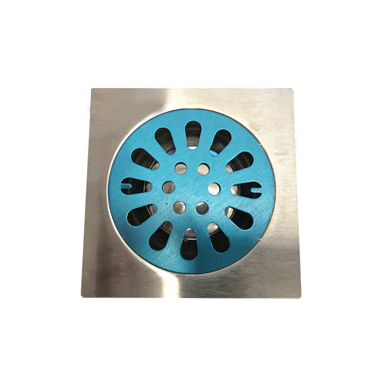 工程钟罩式地漏 304不锈钢带碗地漏防臭防堵单双用地漏10*10cm