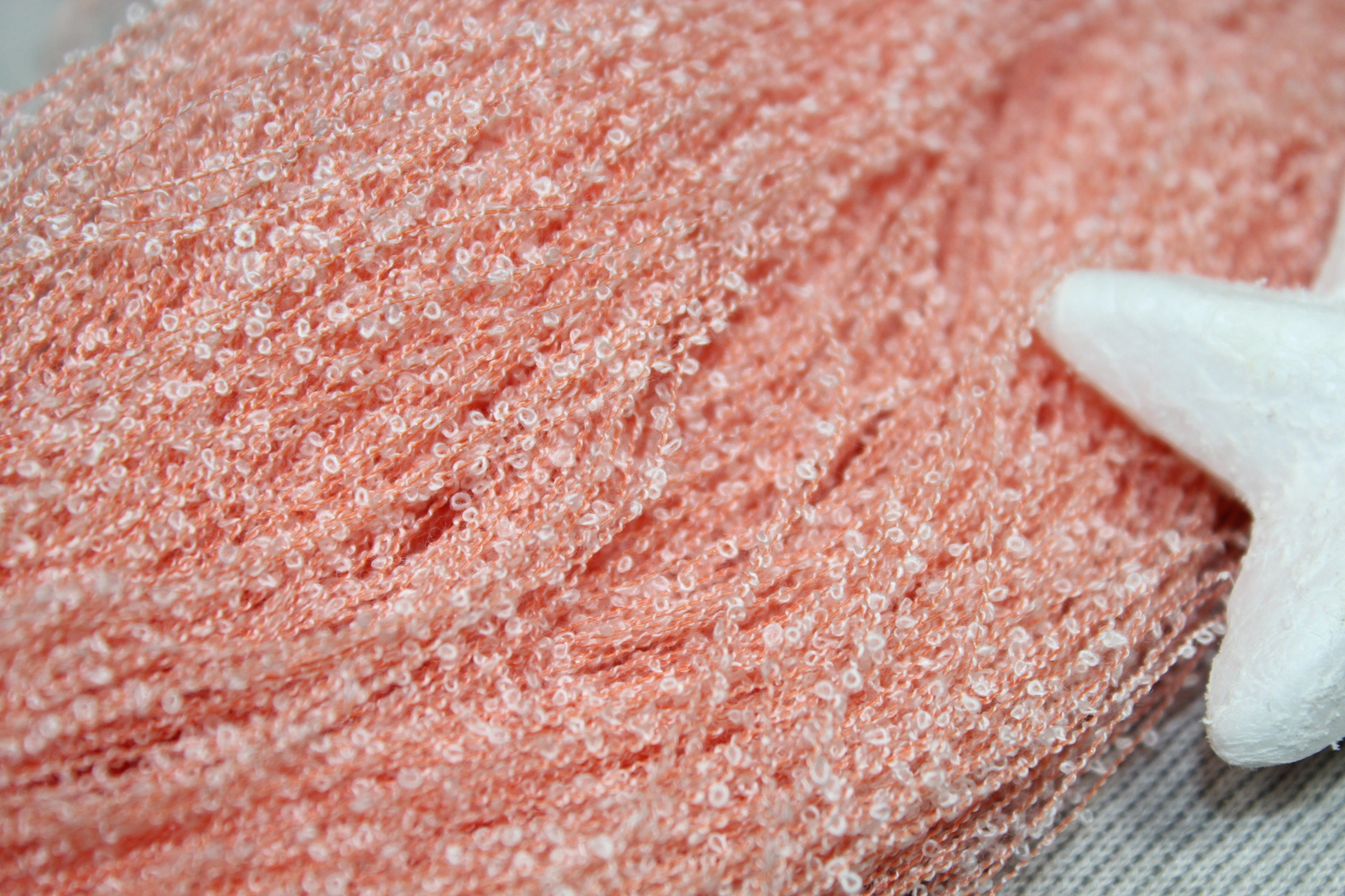 粘尼圈圈纱 粘胶尼龙圈圈纱 特种花式圈圈纱 圈圈纱