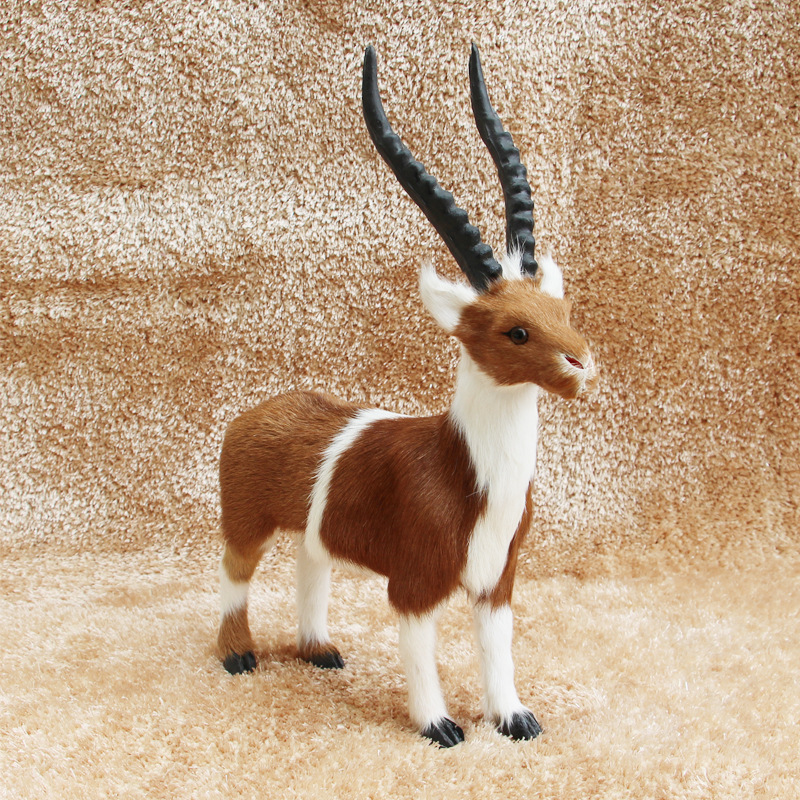 厂仿真藏羚羊工艺品西藏旅游摆件家居饰品羊吉祥羊仿真动物羊工艺