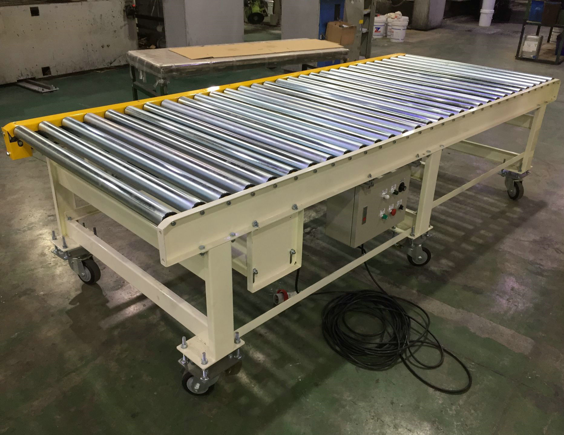 积放滚筒输送机无动力不锈钢滚筒线流水线提升机供应输送机