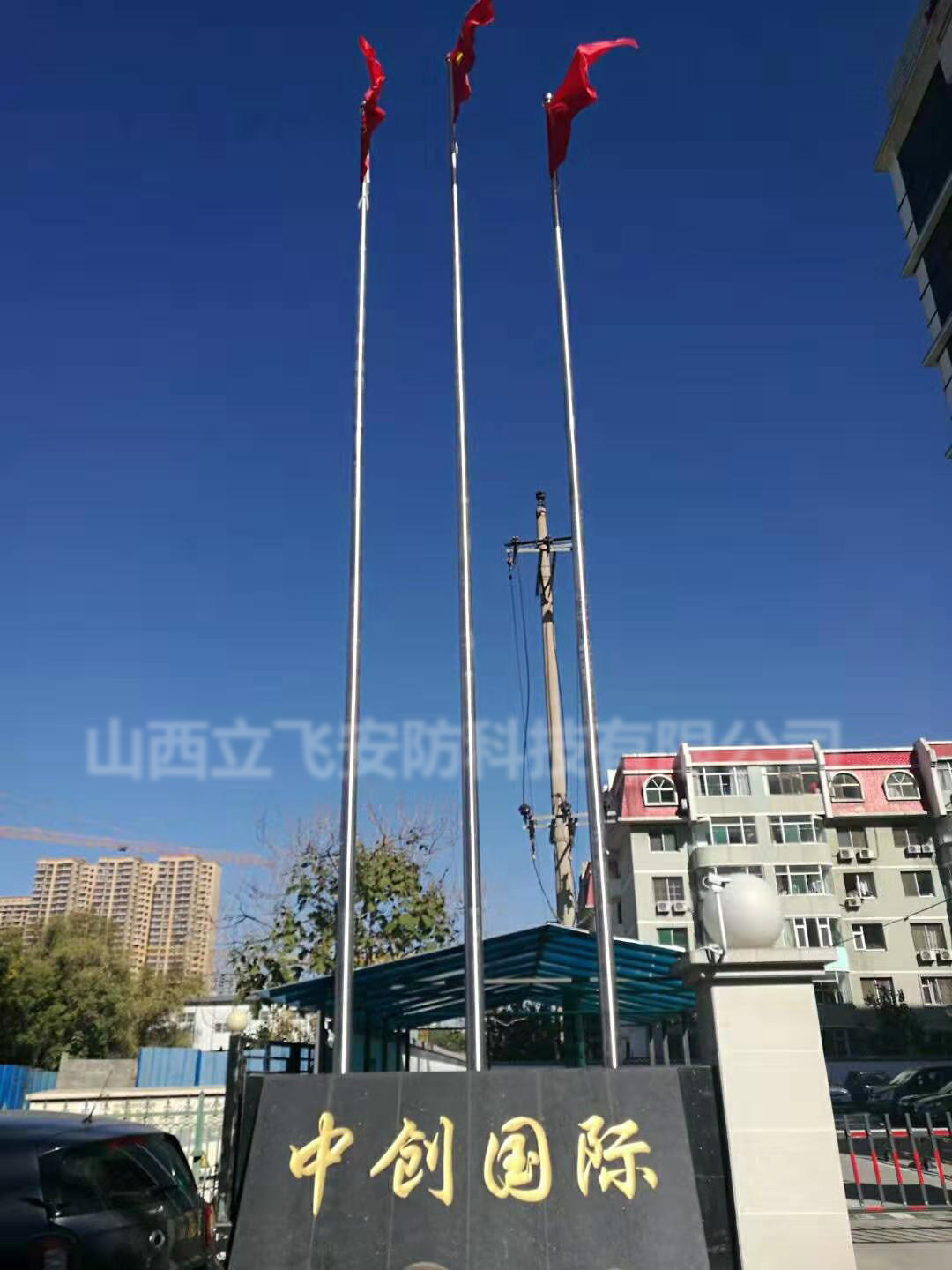 山西不锈钢旗杆厂家阳泉吕梁晋中酒店朔州临汾国旗杆电动定制
