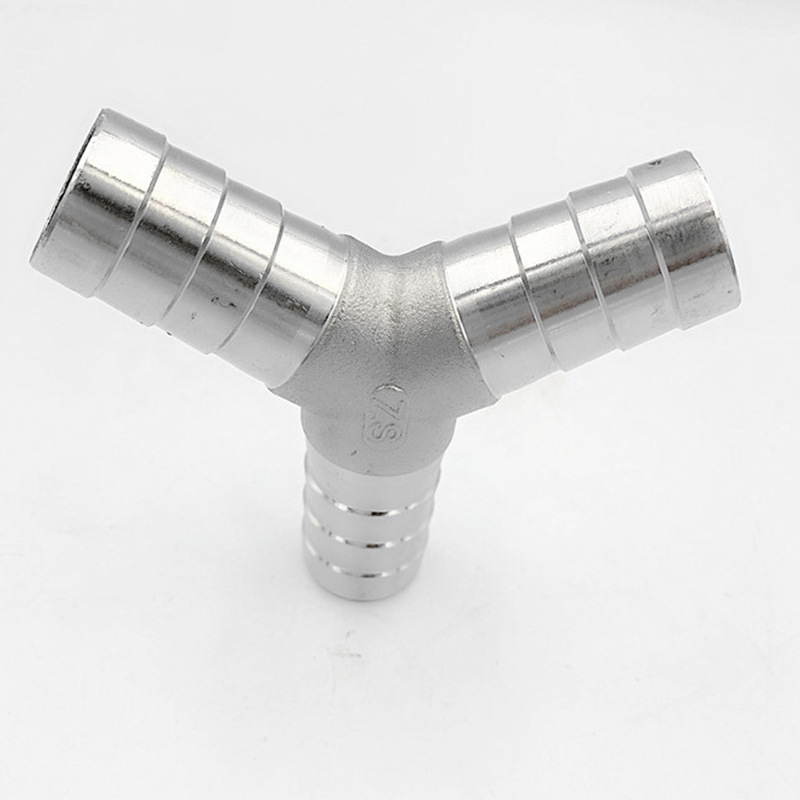 304不锈钢t型宝塔软管三通皮管三通接头y型人字三通水管接头20 25