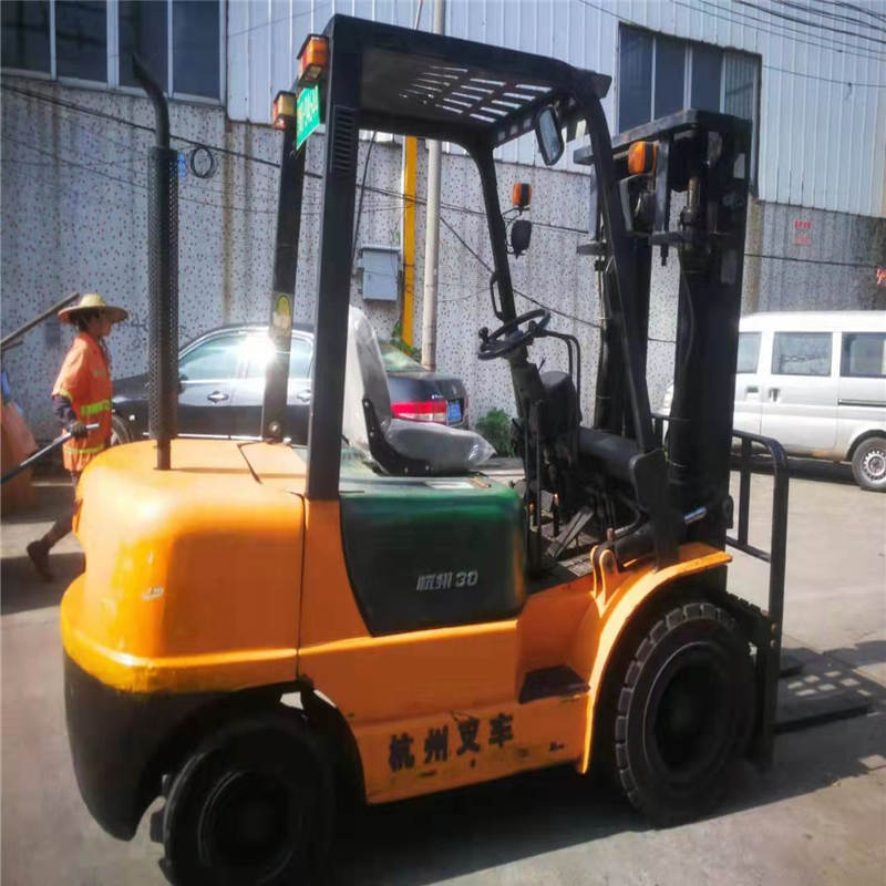 供应二手杭州30hb小型电动叉车 3吨叉车升高三米 四轮搬运堆高车