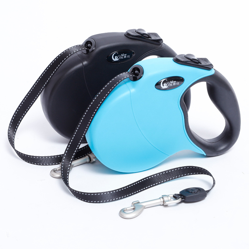 z批发广东优莱仕跨境优选遛狗绳狗狗牵引器 金熊猫自动伸缩牵引器