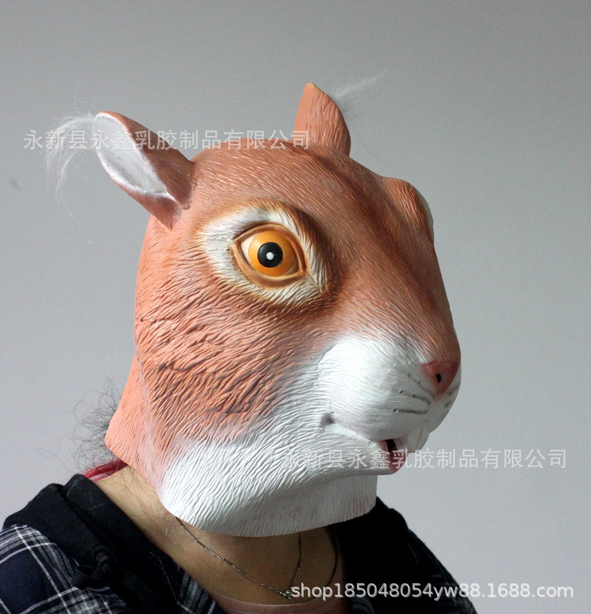 松鼠面具制作图片