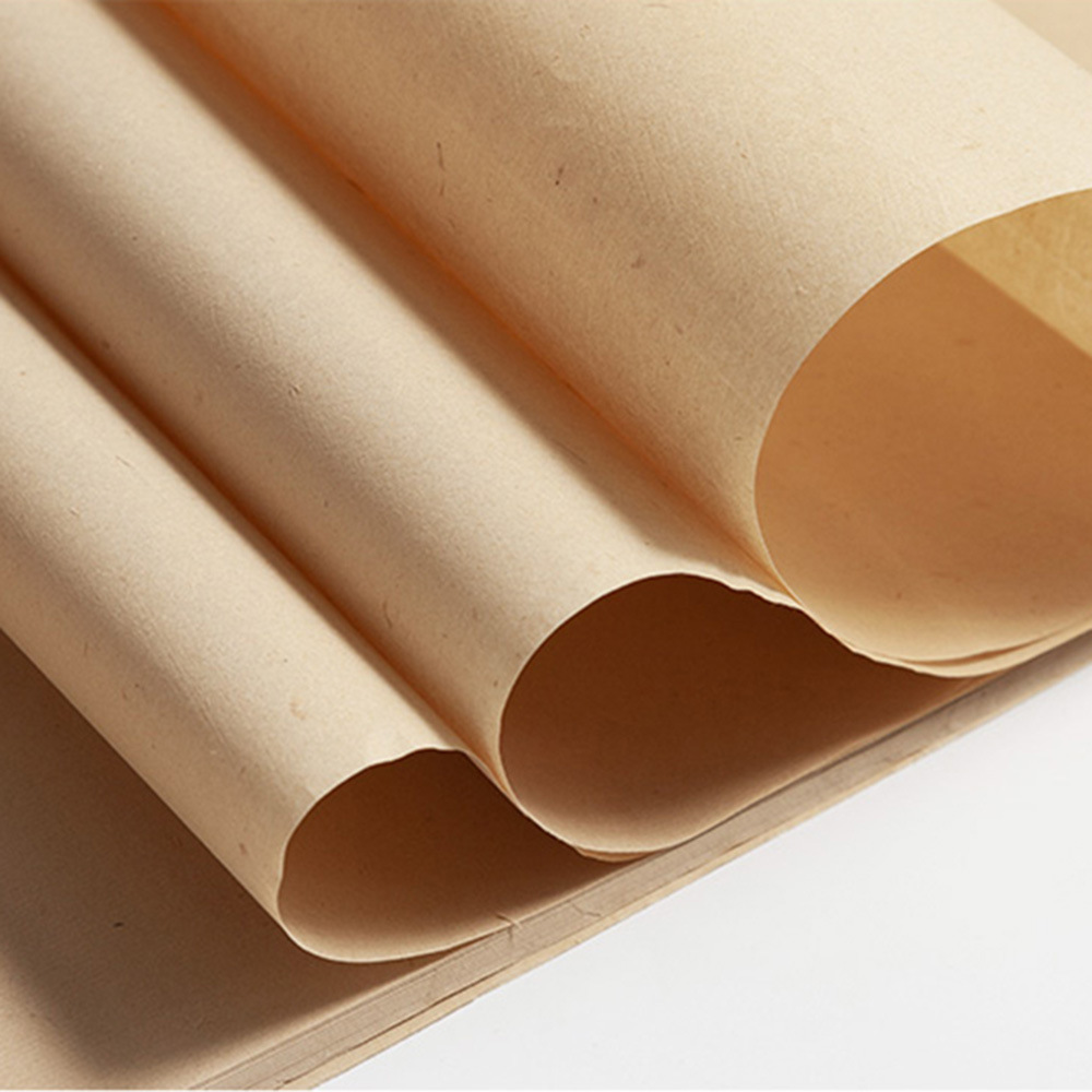 批发富阳大竹元四尺仿古宣纸毛边纸竹浆书法国画半生熟手工元书纸