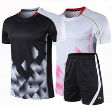 新款批发羽毛球服男女短袖速干日本国家队羽毛球比赛服1818