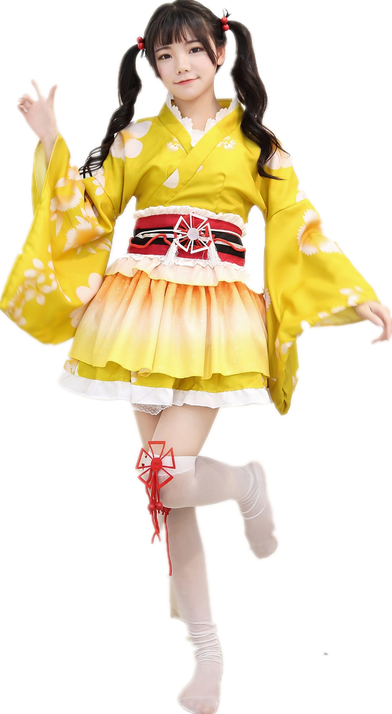 全员lovelive夏祭浴衣 觉醒真姬海未果果和服 改良和服极乐净土宅