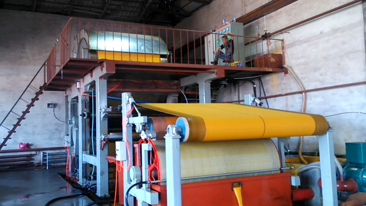 厂家直供787型烧纸造纸机1092火纸造纸机械厂家 河南金陵机械