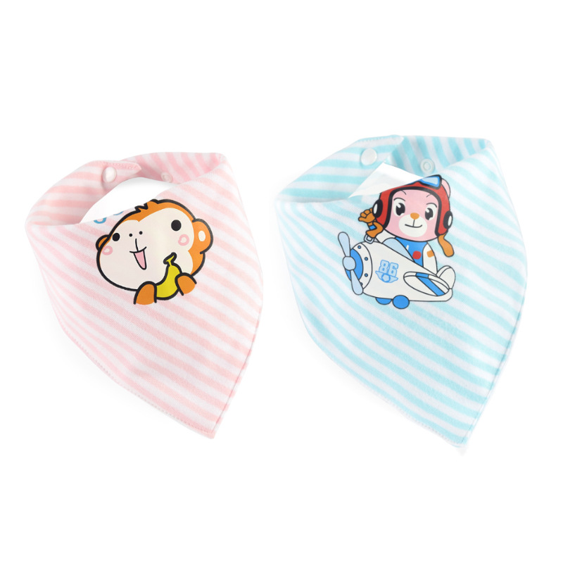 宝宝三角巾 婴儿口水巾可爱卡通三角巾
