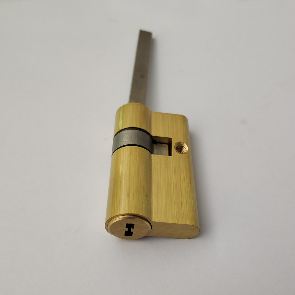 全自动指纹锁叶片锁芯 折叠锁芯 全铜锁芯 c级电子锁芯叶片