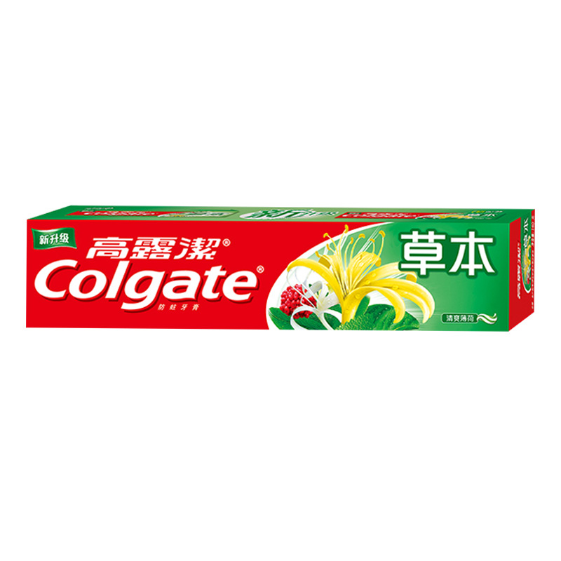 高露洁牙膏 金银花护龈清新口气草本牙膏140g