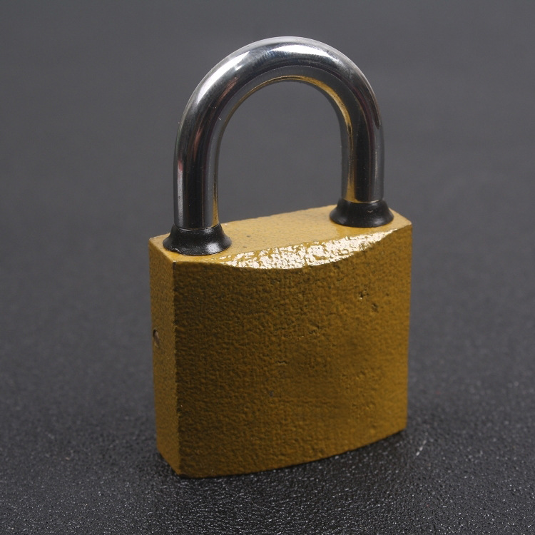 梅花挂锁厚型仿古铁锁直开锁抽屉箱包柜子门挂锁门锁宿舍小锁38mm