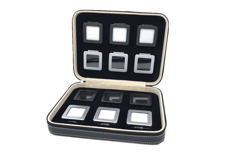 金属裸钻盒裸石盒 宝石戒面盒 首饰珠宝样品展示包装收纳盒