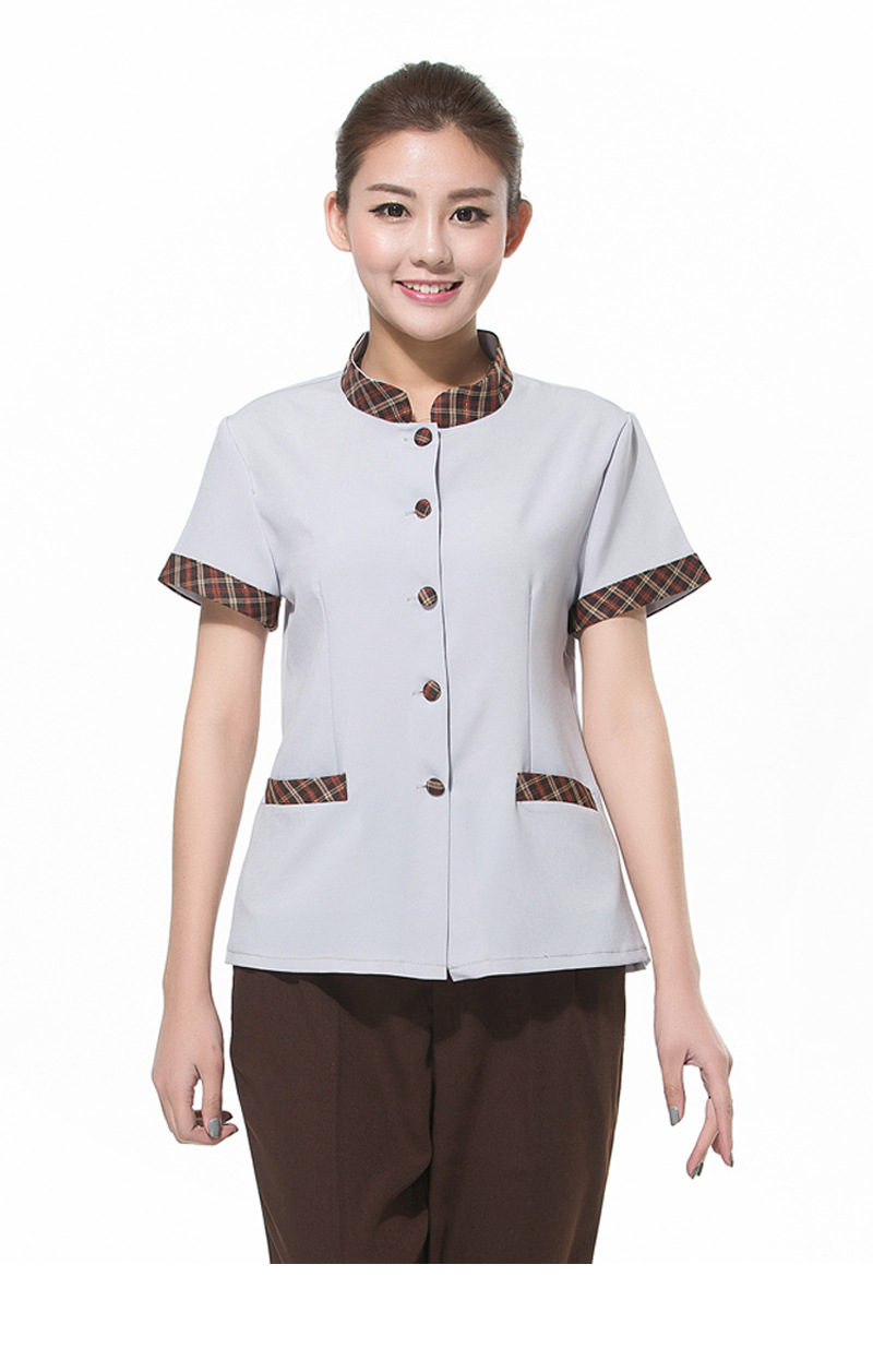 保洁服长袖酒店客房保洁员工作服短袖女物业家政pa楼层阿姨春夏