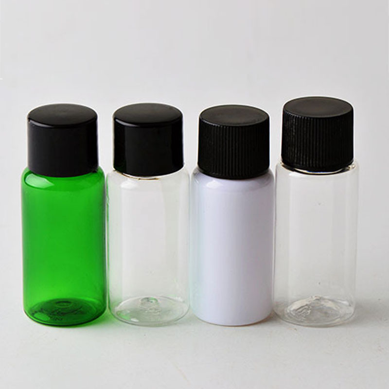 便捷式15ml旋盖瓶试用装精油分装瓶小塑料空瓶化妆品赠品小瓶子