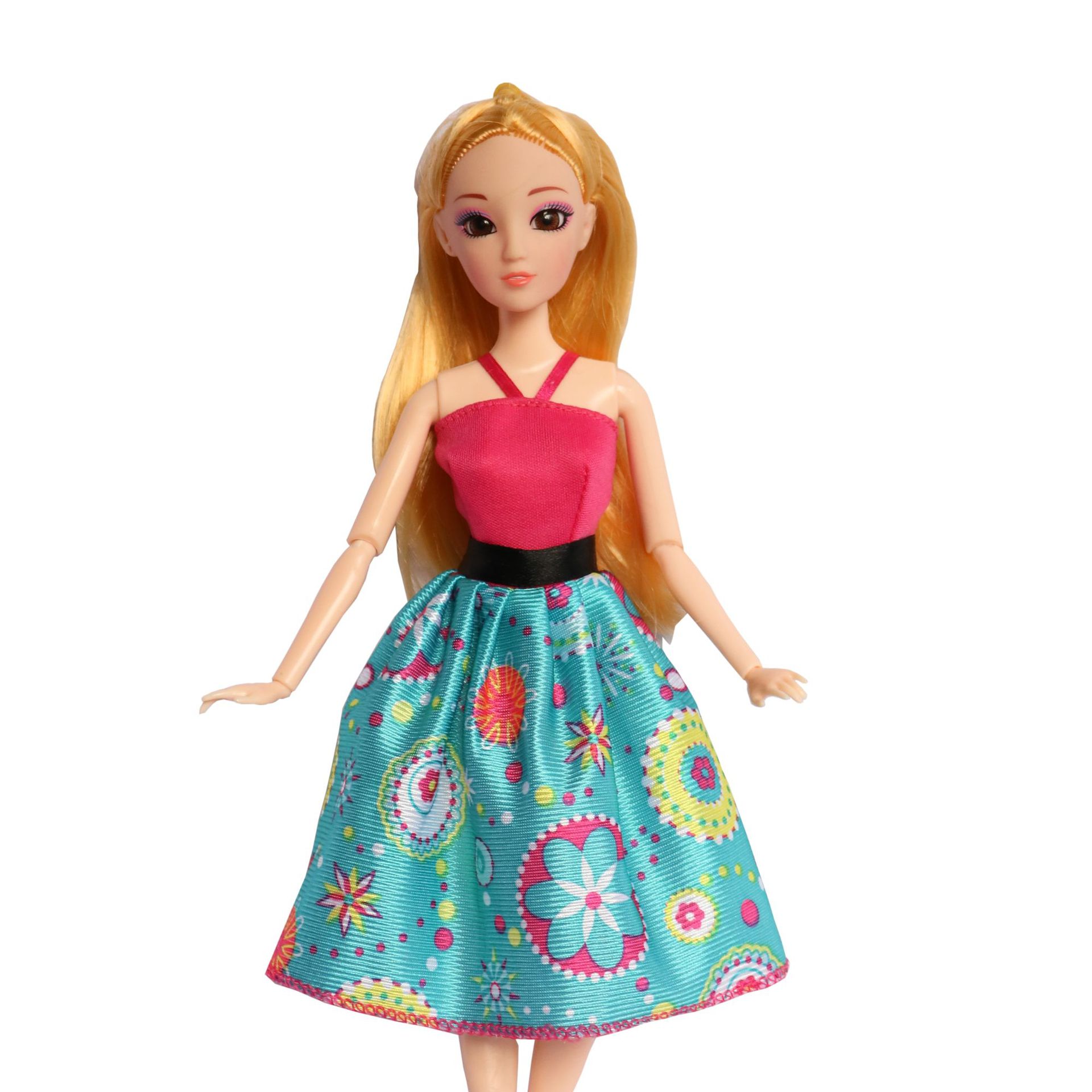 直销新款换装11寸芭比娃娃衣服裙子休闲时尚牛仔裤小礼服连衣裙