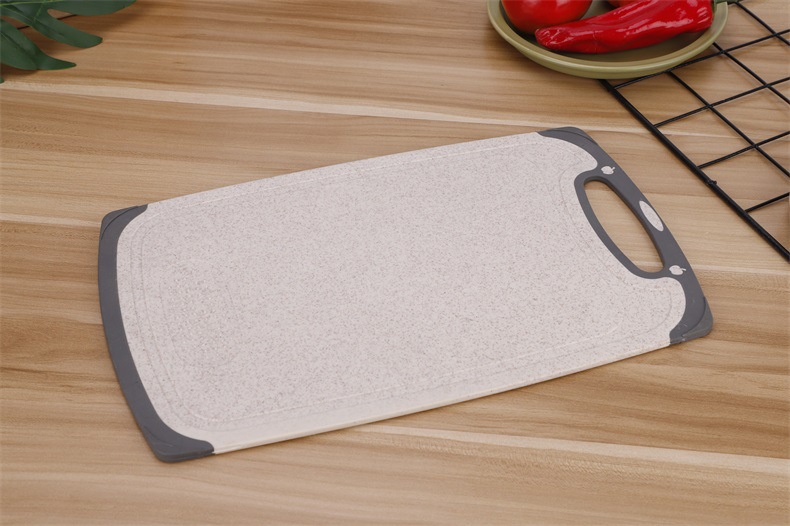 厂家直销小麦秸秆菜板塑料砧板防滑厨房切辅食水果菜板