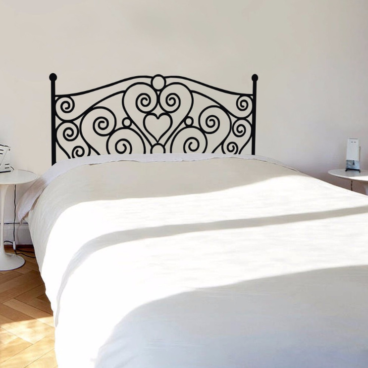 铁艺床头一代精雕个性时尚创意墙贴卧室床头背景 mua3344 a10088