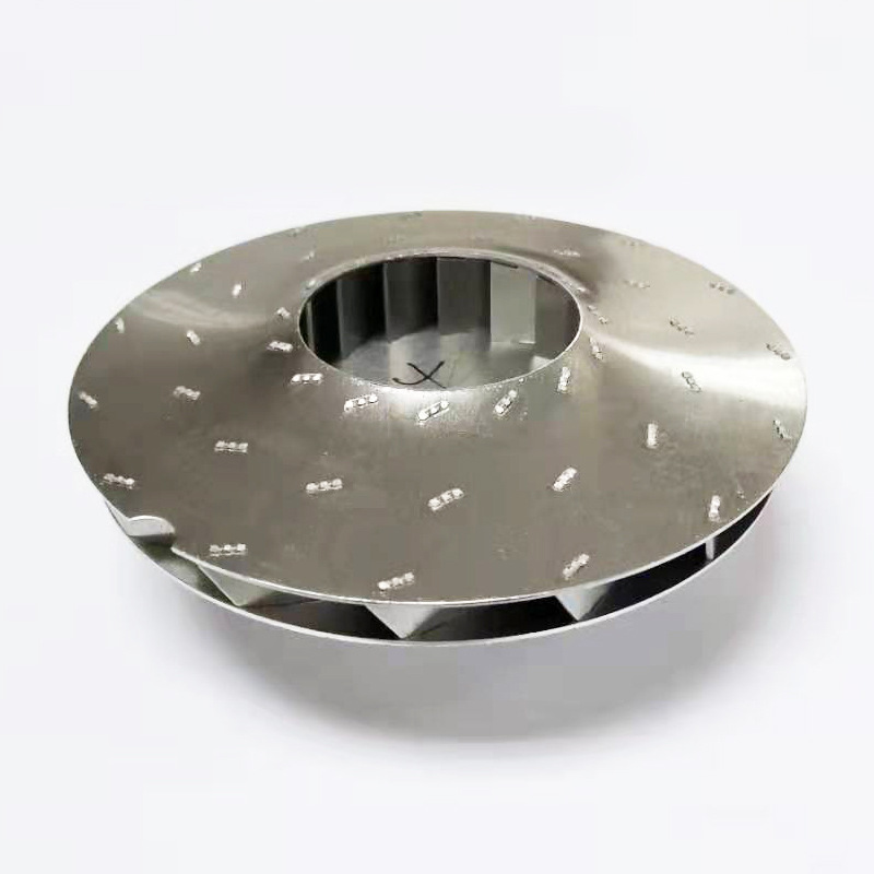 深圳车载吸尘器风轮擦窗机扇叶塑胶后倾式离心铝叶轮工厂批发