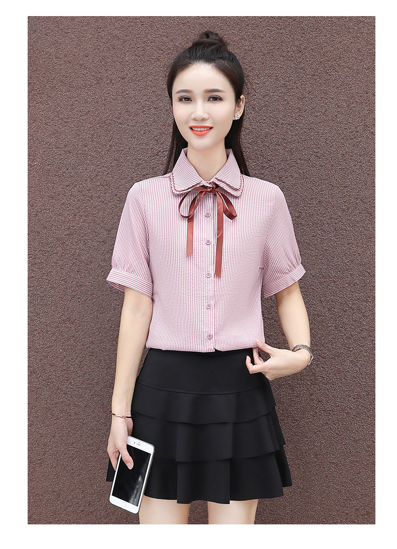 团购女短袖裤裙套装韩版幼儿园教师工作服套装幼师园服职业装定制