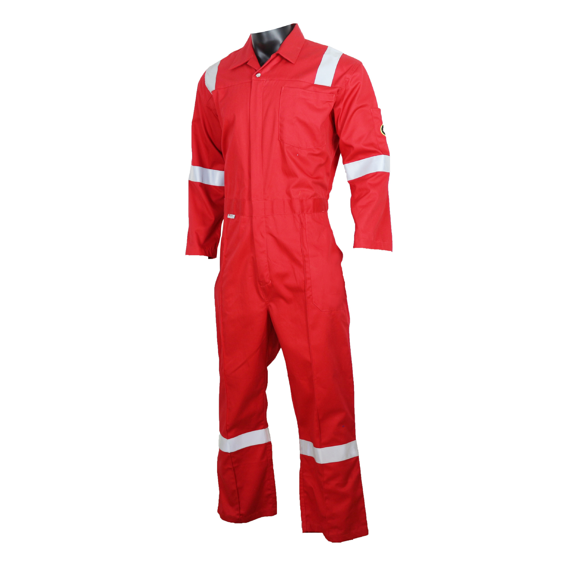 工人连体服新款pro-fr300# 阻燃连体服工作带反光条长袖劳保套服