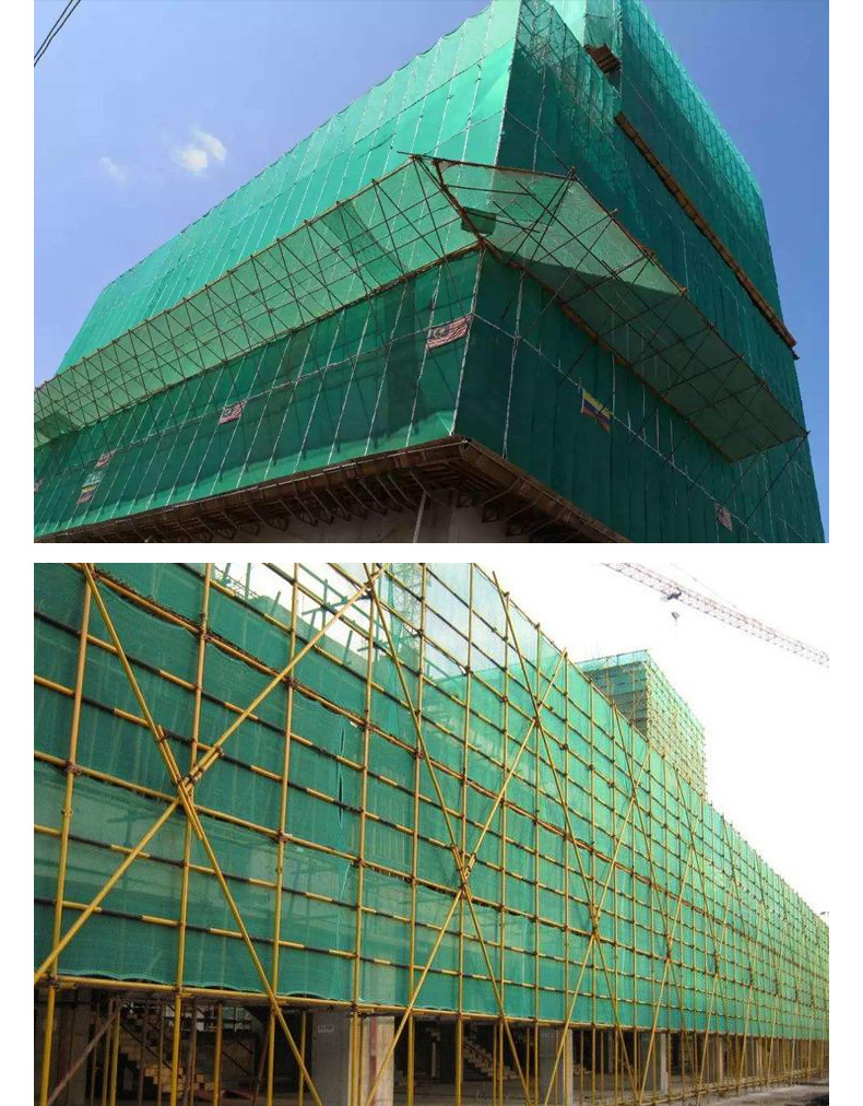 建筑工地防护安全网 银灰色安全网 厂家直销工程用彩色安全立网