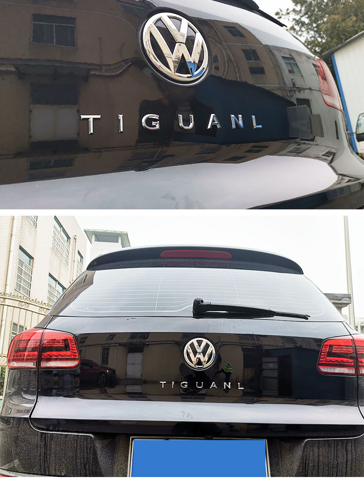 17-18款适用大众途观l改装新途观字母贴尾标车标贴装饰车标配件