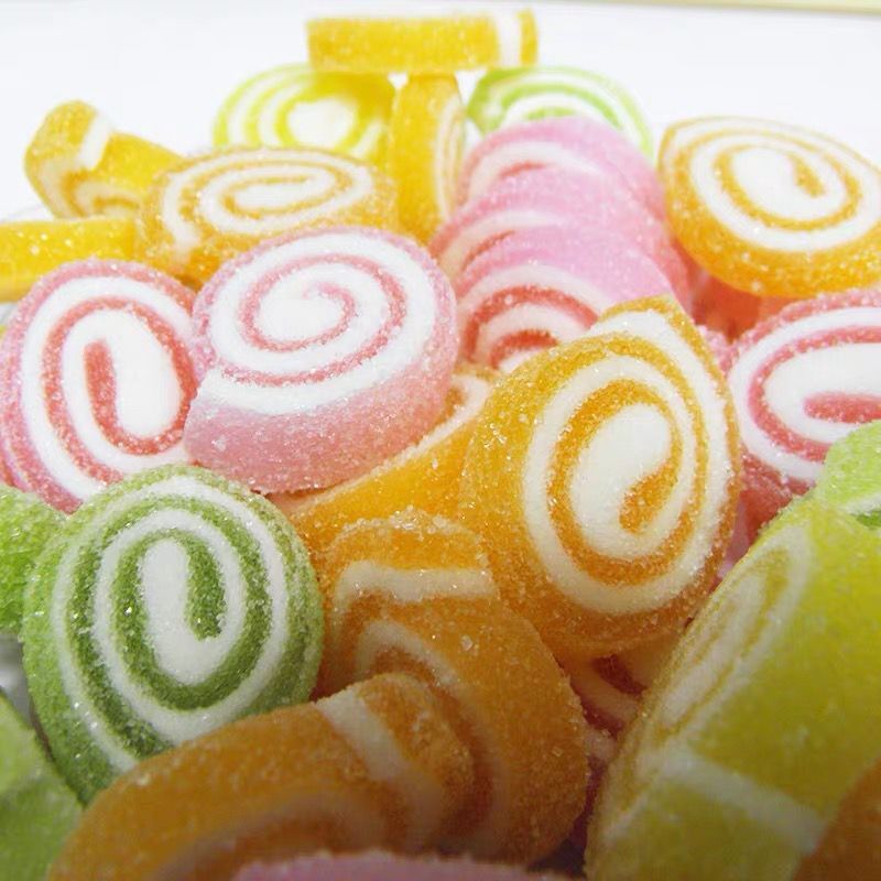 彩圈圈糖果果汁软糖结婚庆喜糖橡皮糖送礼批发果汁软糖儿童零食