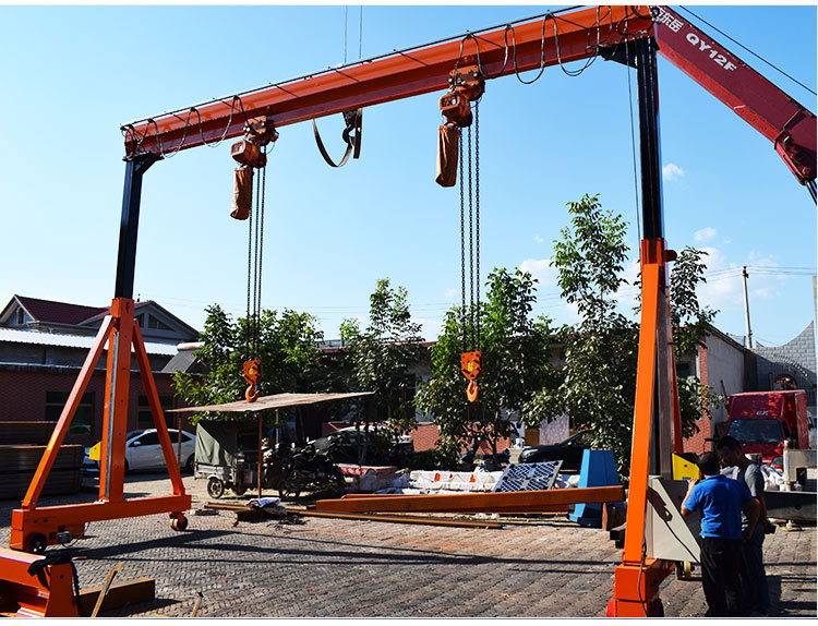 凯路德无轨龙门吊电动龙门架小型门式起重机电动葫芦吊机