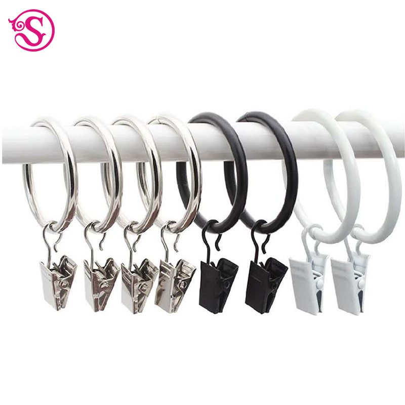 Amazon Dedicated Curtain Clip Curtain Hook Curtain Ring Clip Curtain Hook Shower Curtain Hook Household Supplies