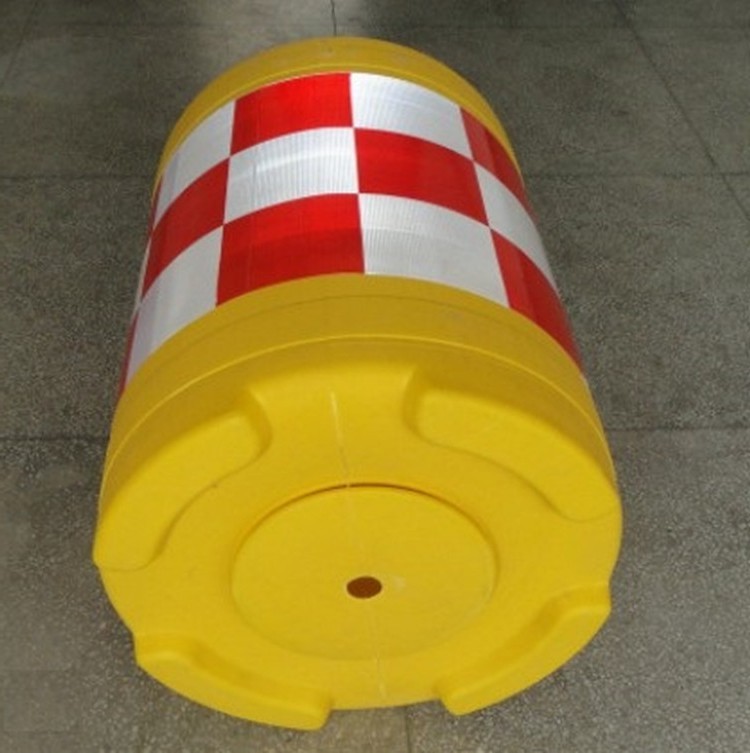 厂家定制防撞桶反光贴 红白晶彩格反光膜夜间交通标识警示贴