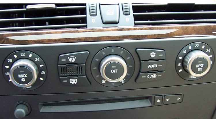 适用于宝马e60空调面板开关按键 老款宝马5系中控开关按键旋钮盖