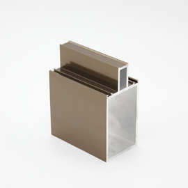 130~180 系列明框幕墙 颜色可定制铝型材 建筑玻璃幕墙铝型材