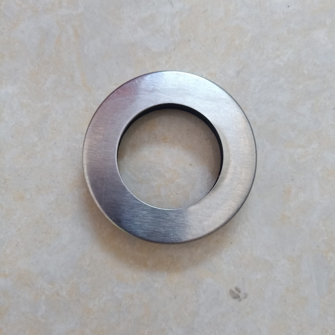 现货 拉丝水龙头304底座单冷冷热厨房台面龙头装饰座遮丑防漏水座