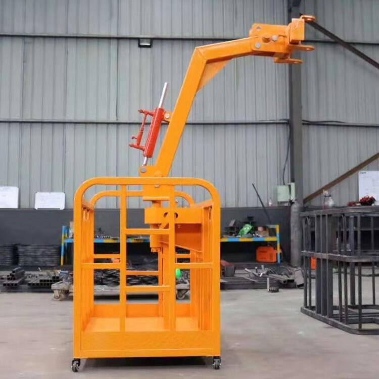 厂家直销 高空作业吊车吊篮 1.5米起重机吊框 360度旋转吊篮 现货