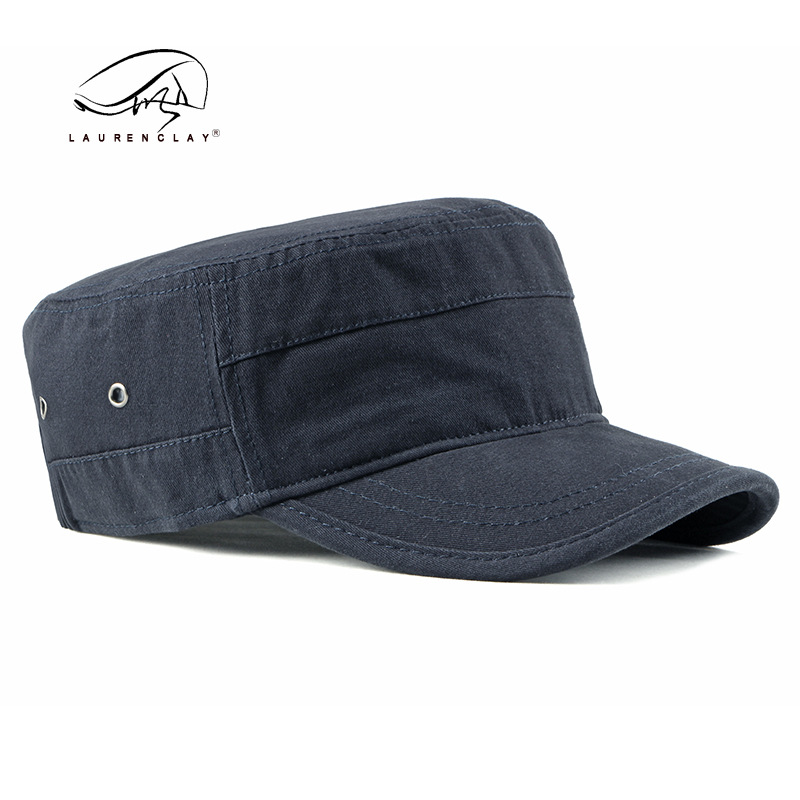 Spring, Summer and Autumn Outdoor Casual Peaked Cap Men's Korean Style Flat-Top Cap Women's Thin Breathable Sun Protection Sun Hat Military Cap