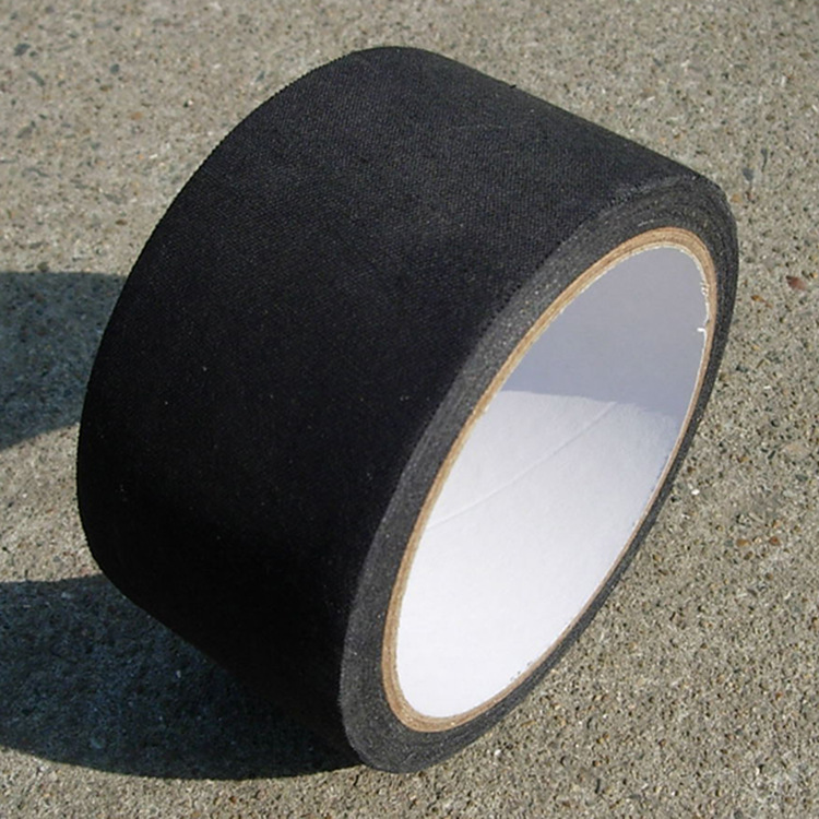 源头工厂10米不留胶黑色棉布胶带易撕防水迷彩胶带【颜色可定制】