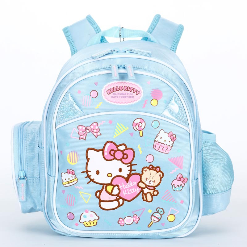 批发hellokitty凯蒂猫儿童学前班幼儿园书包小学生女孩韩版天蓝色