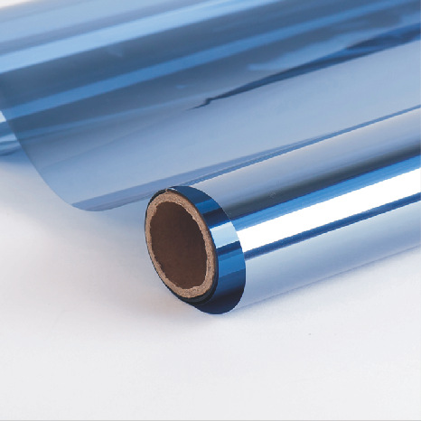 工厂建筑装饰太阳银光膜隔热单向镜面pet窗户玻璃贴膜太阳防爆膜