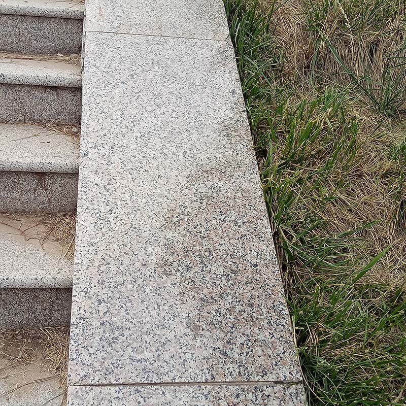 厂家批发室外楼梯专用防滑面台阶石 踏步石 楼梯石