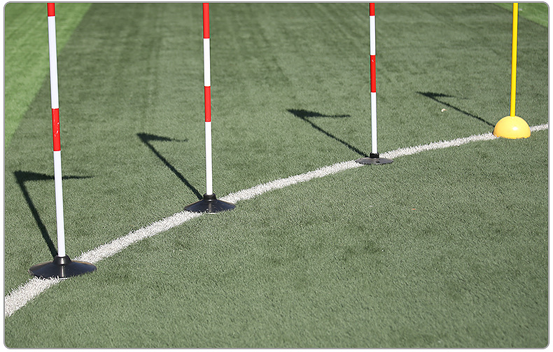 足球蛇形跑警戒标志杆 注水旗杆警示杆 汽车交通训练绕杆标志杆