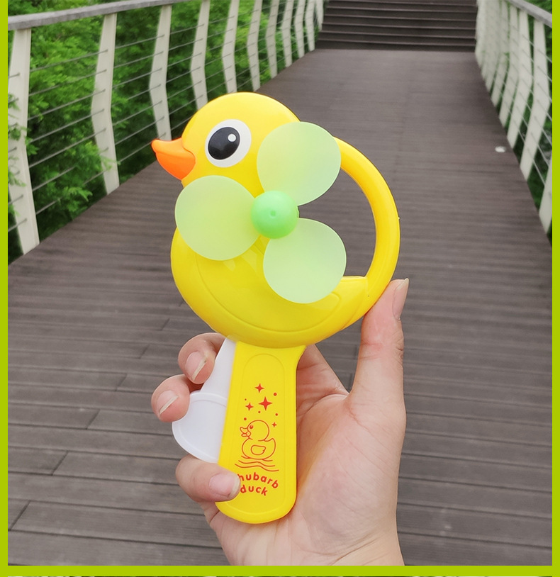 大号手压风扇夏季新款卡通儿童玩具迷你手摇小风扇创意送礼物赠品