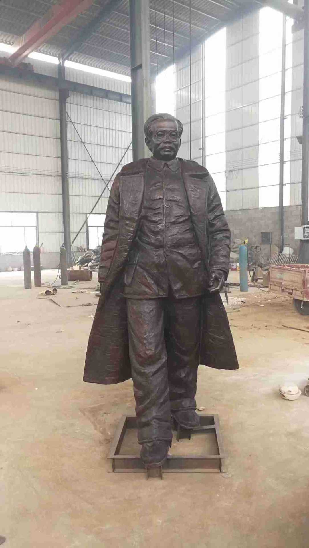 厂家直销定制古代将军项羽铜雕像 铸铜广场校园文化名人 伟人雕塑