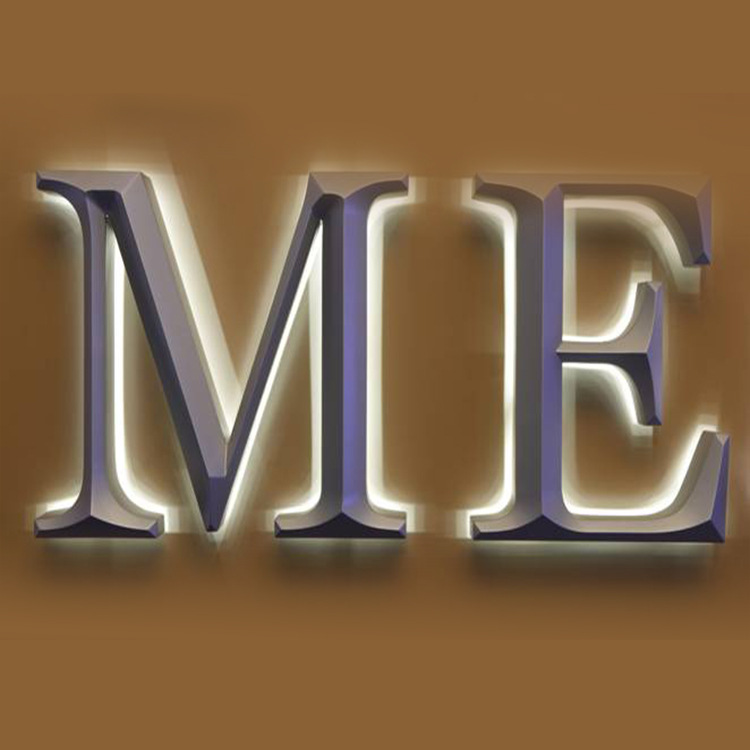 三维背发光立体字 亚克力立体字 背发光字