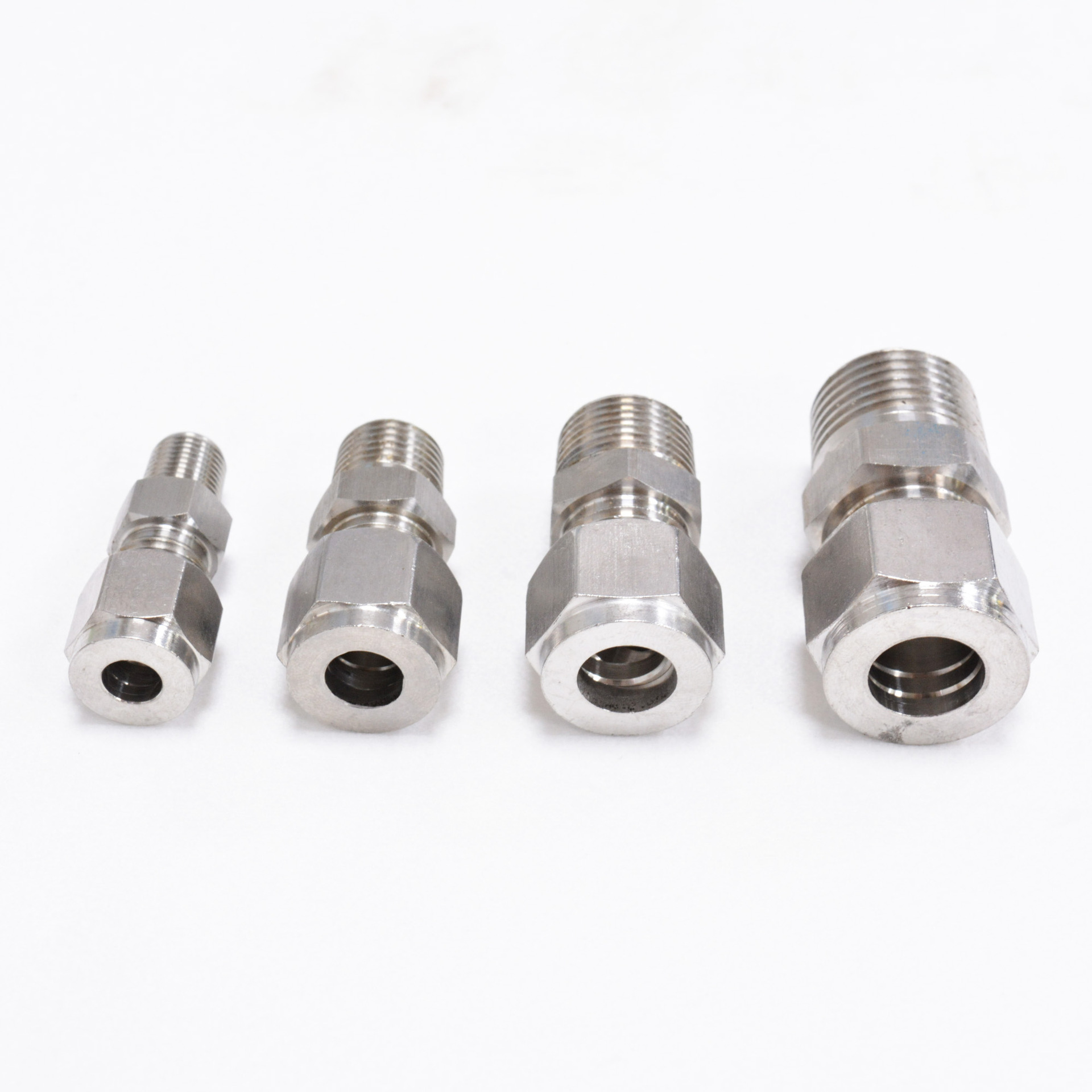 厂家直销不锈钢卡套直接304外丝终端接头高压管接头非标定制