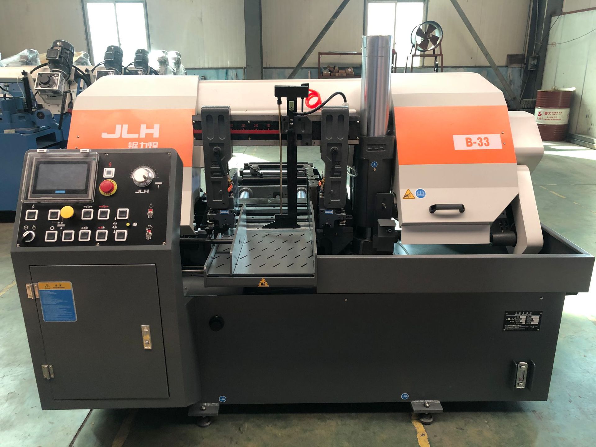 锯力煌b33数控全自动带锯床高速智能带锯床液压带锯床双柱带锯床