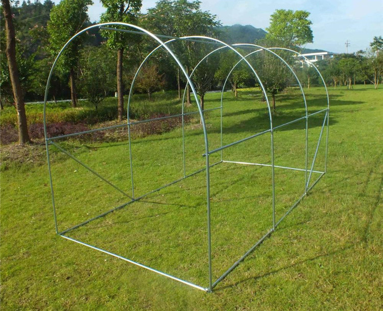 全钢结构小型大棚镀锌管暖房 阳台庭院温室 3x2x2m